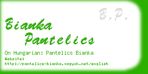bianka pantelics business card